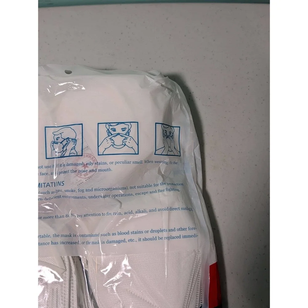 KN-95 Protective Fask Mask Non-Medical 50 Pcs Disposable Respirator